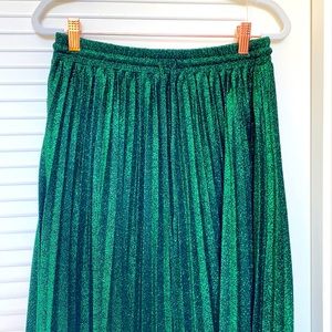 FRNCH glittery green skirt